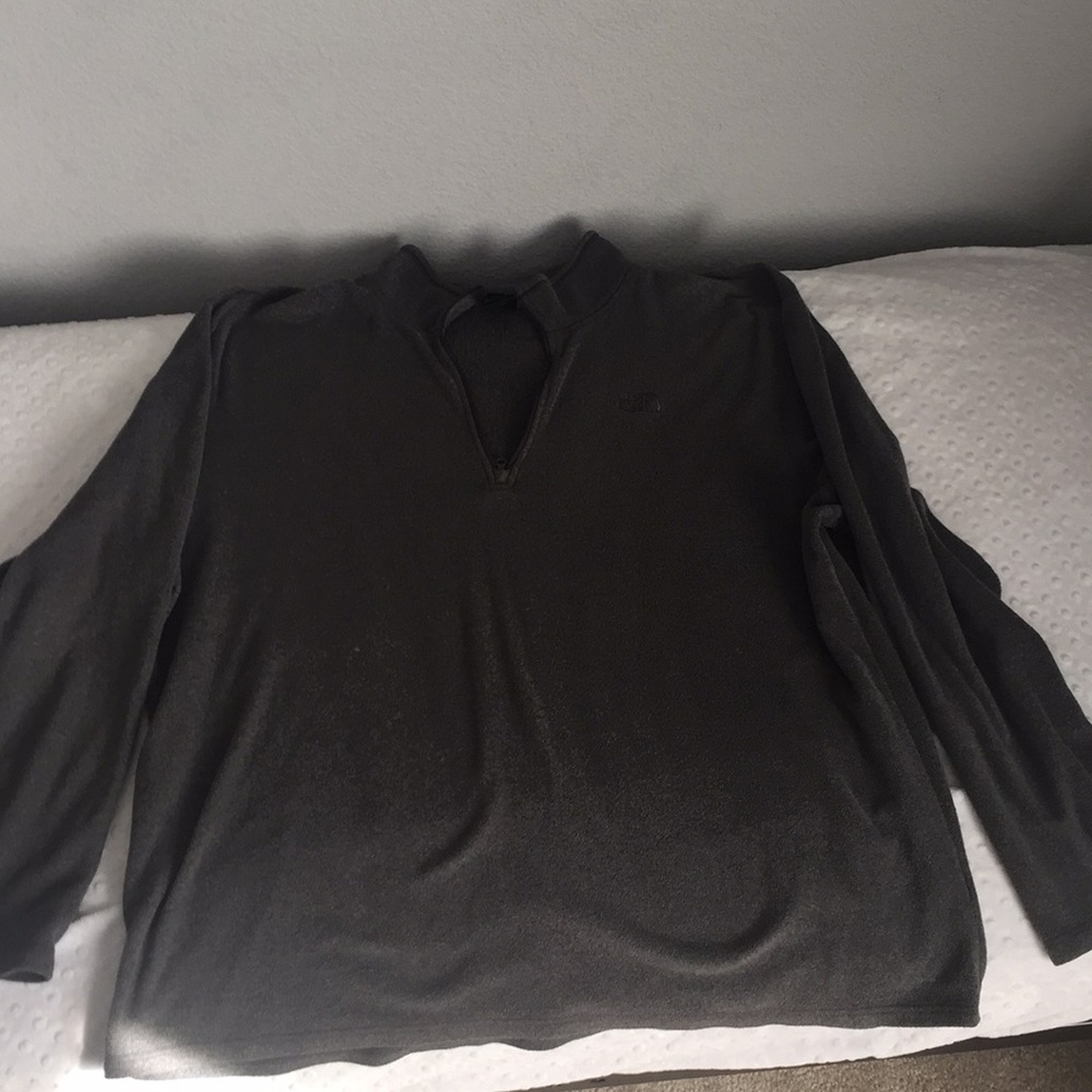 Grey 1/4 zip. Fleece